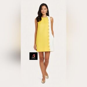 MESTIZA Etta Scallop Mini Dress MSRP$395